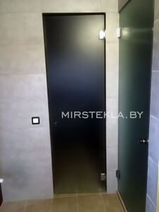 Распашная дверь, стекло закалённое матовое бесцветное 8 мм